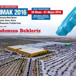 KONMAK 2016 Fuarı’nda Standımıza Bekleriz